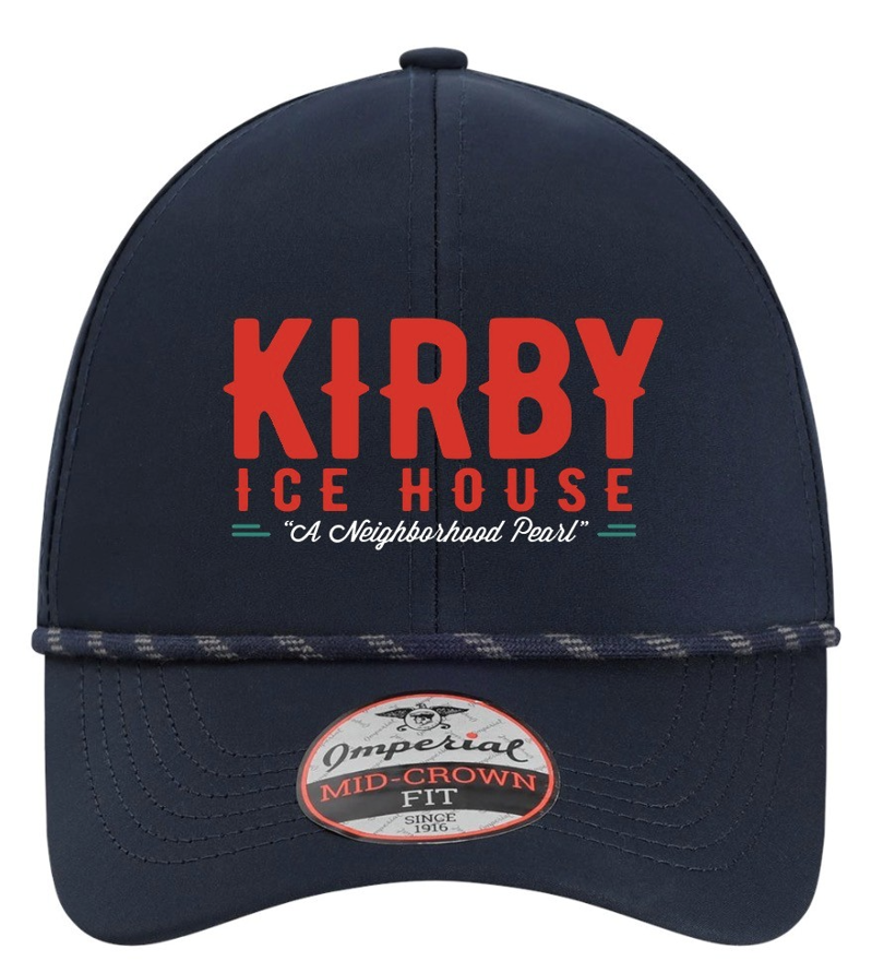Imperial Embroidered Performance Rope Hat - Navy